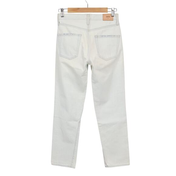 NWT Edwin Cai Classic High-Rise Straight Leg Denim Jean High Hopes Blue Size 25 - Picture 4 of 11